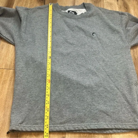 Zyia Active Gray Energetic Zipper Crewneck Sweatshirt Women's Size XSmall - Picture 11 of 13